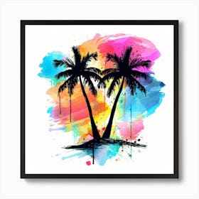 Palm Trees 31 Art Print