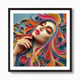 Paper Art 7 Art Print