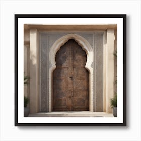 Handcrafted Moroccan Door Art Print