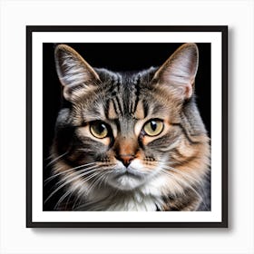 Portrait Of A Cat 1 Art Print