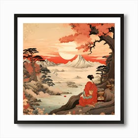 Geisha Art Print