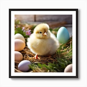 Easter Chick 7 Art Print