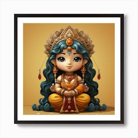 godess durga Art Print