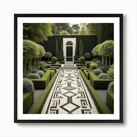 Formal Garden Art Print