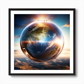 Earth From Space 8 Art Print