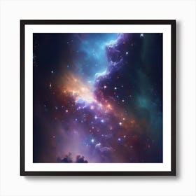 Space Nebula Art Print