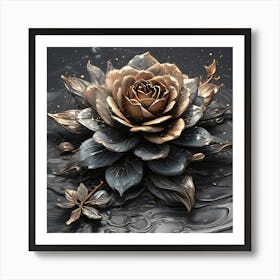 Water Rose 2 Art Print