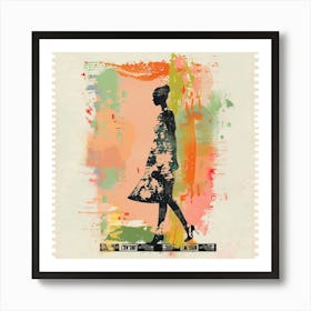 Woman In A Dress 8 Art Print