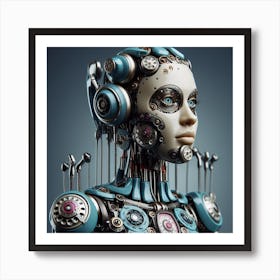 Robot Woman 15 Art Print