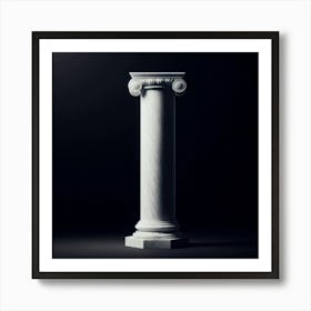 "The Ionic Order: A Study in Classical Architecture Art Print