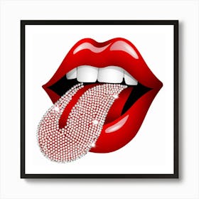 Rolling Stones Tongue Art Print