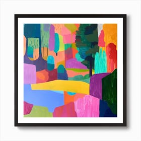 Colourful Gardens Descanso Gardens Usa 2 Art Print