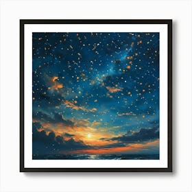 Starry Night Art Print