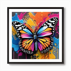 Colorful Butterfly 29 Art Print