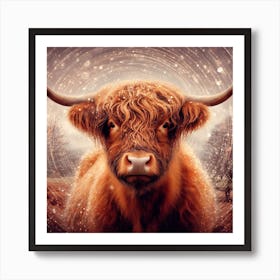 Highland Cow 8 Art Print
