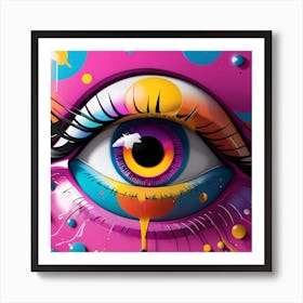 Eye Painting 1 Art Print