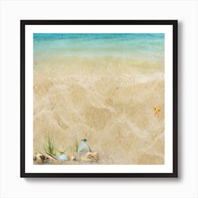 Sand And Sea Art Print