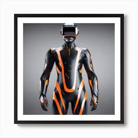 Futuristic Suit 53 Art Print