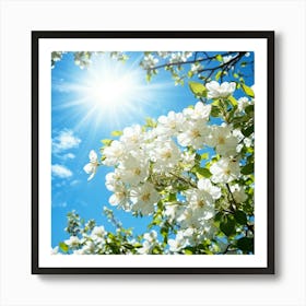 Blossoming Apple Tree Art Print