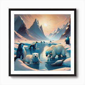 Arctic Adventure Art Print