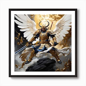 Winged Warrior Art Print