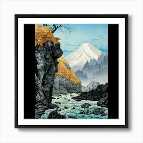 Yamagata Fuji Art Print