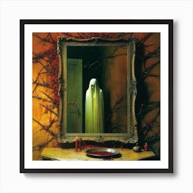 Ghost In The Mirror 3 Art Print