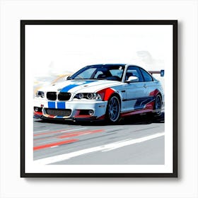 Bmw M3 Gt Art Print