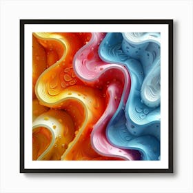 Abstract Watercolor Painting Art Print