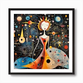 'Cosmic Woman' Art Print