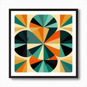 Abstract Geometric Pattern 52 Art Print