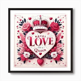 Royal Love Art Print
