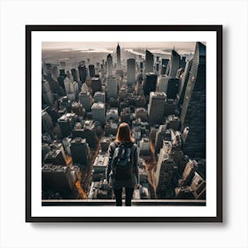 The view Art Print