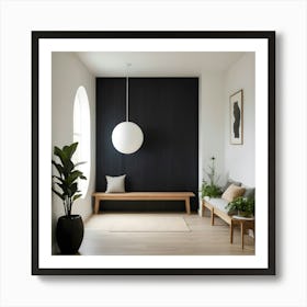 Black Wall Art Print