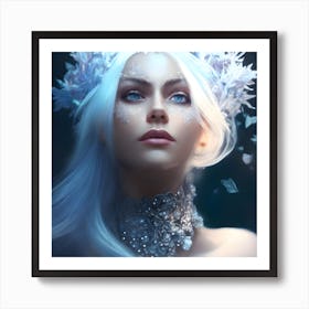 Ice Beauty Art Print