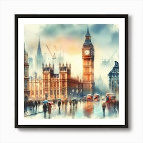 Big Ben In London : Option 2 Art Print