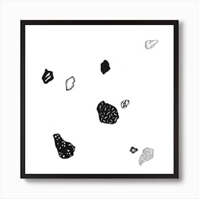 Suspended Square Art Print