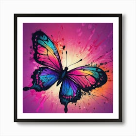 Colorful Butterfly 150 Art Print