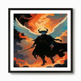 Demons And Angels Art Print