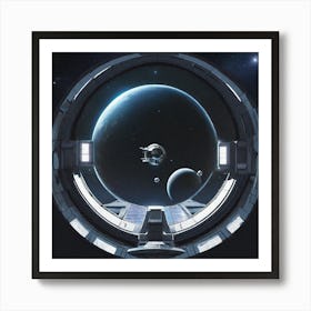 Space Station 39 Art Print