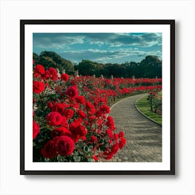 Red Roses Art Print