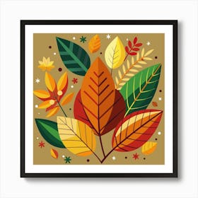 Autumn Leaves Art Print 1 Art Print