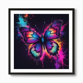 Colorful Butterfly 146 Art Print