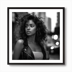 Black And White Portrait Art Print