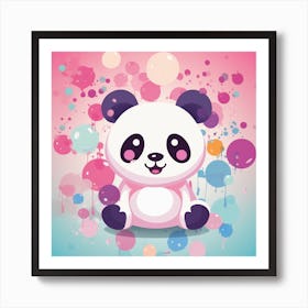 Cute Panda 1 Art Print