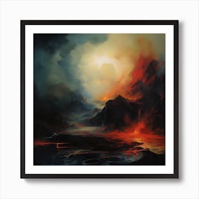 The Fires Of Hell Art Print