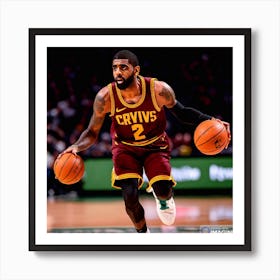 Kyrie Irving AI Art Print