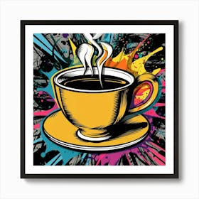 Tea Art 90 Art Print