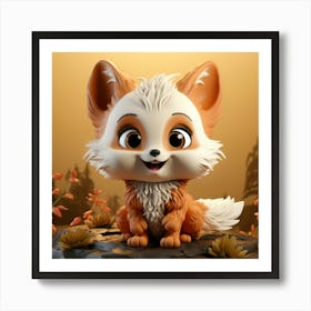 Pretty Fox Art Print