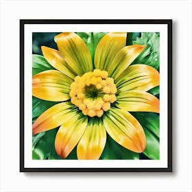 Yellow Daisy Art Print